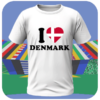 Koszulka I Love Denmark - obrazek 2