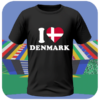 Koszulka I Love Denmark