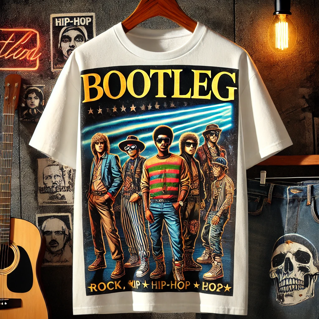 koszulki bootleg z gwiazdami muzyki