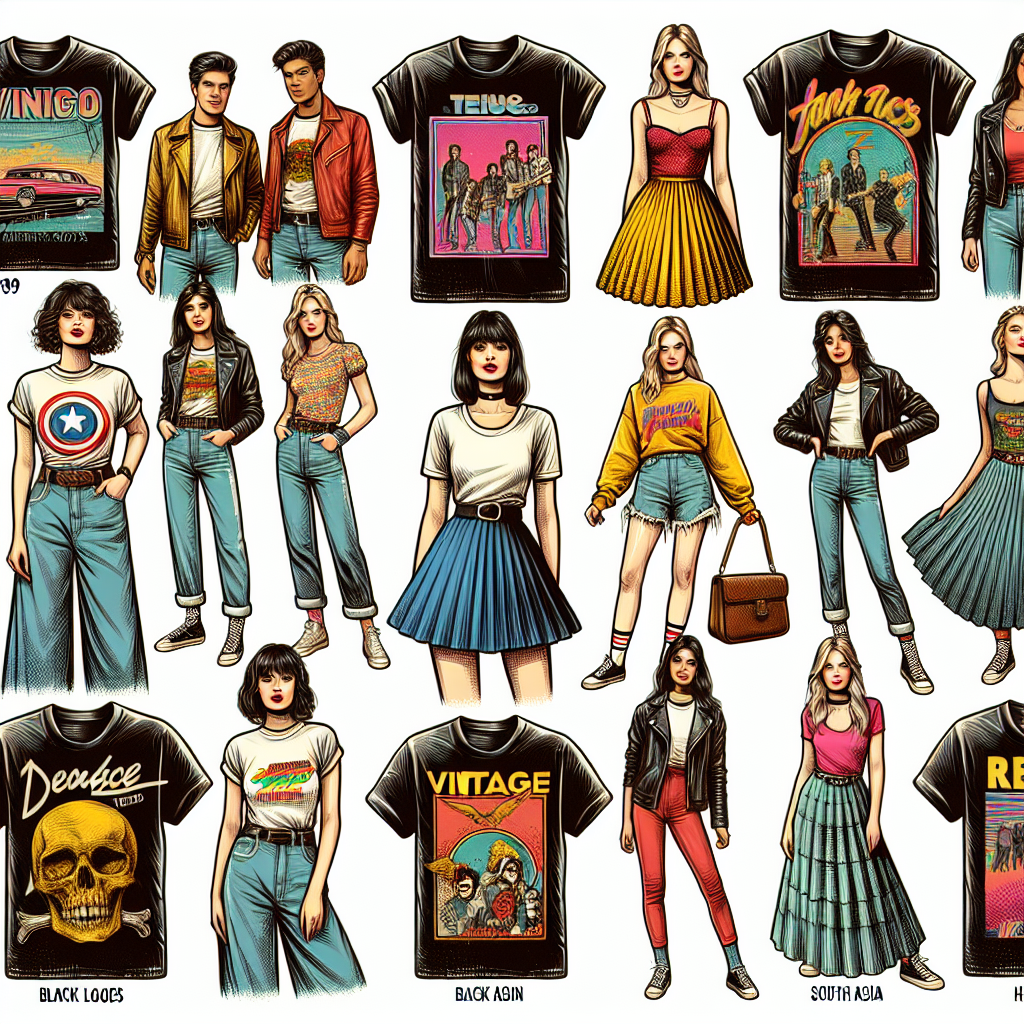 Koszulki vintage i retro – jak je nosić?